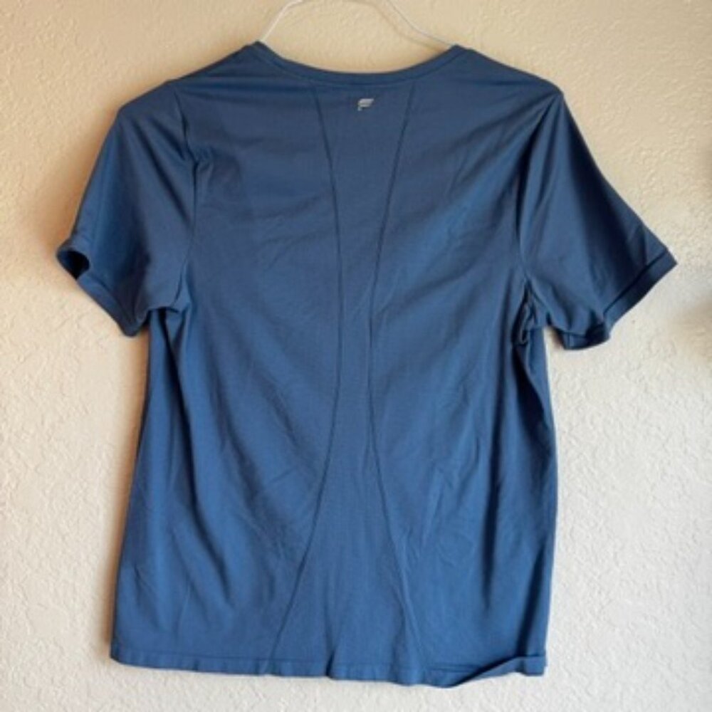 Fabletics Light Royal Blue Performance Short Slee… - image 2